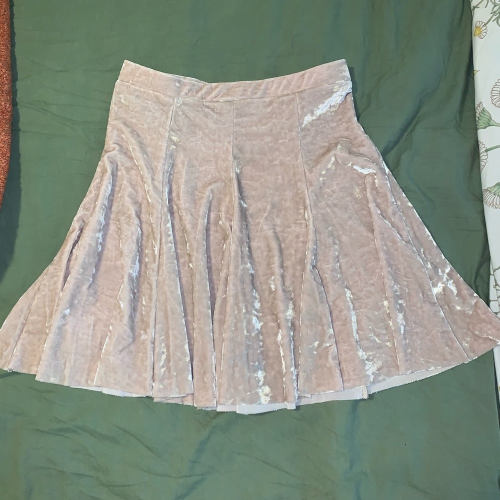 Velvet skirt